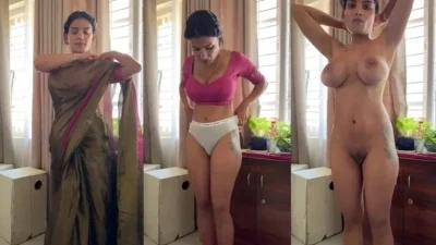 Resmi Nair Saree Strip 2025 Uncut Short Film